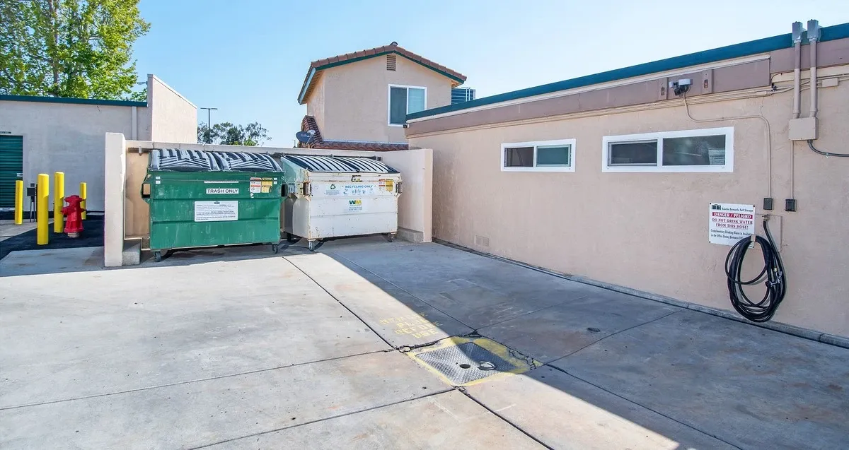 office of storage facility back